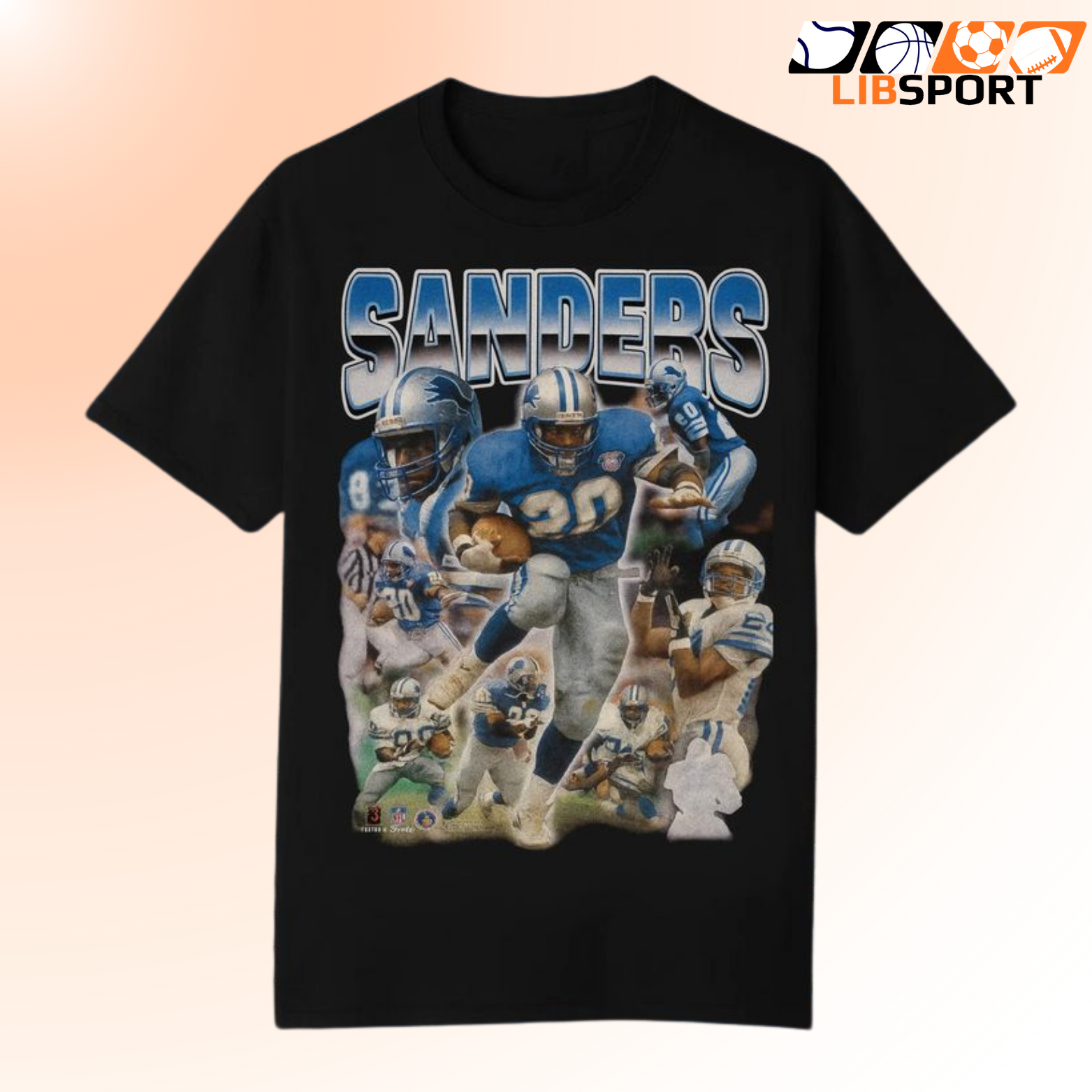 Barry Sanders Shirt, Detroit Lions Football Tee, Game Day Shirt